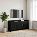 vidaXL Szafka pod telewizor 102 x 33 x 47 cm Czarny dąb