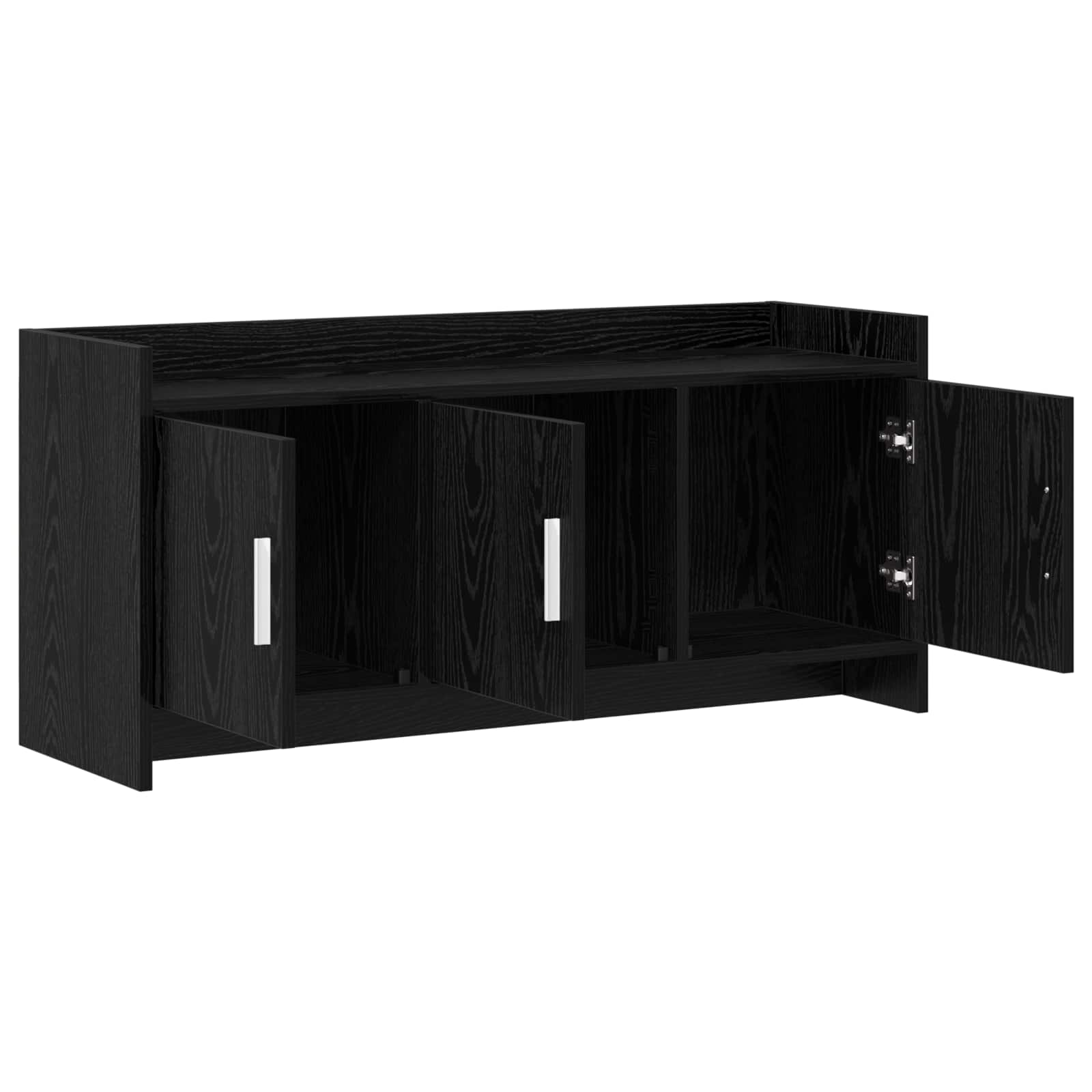 vidaXL Szafka pod telewizor 102 x 33 x 47 cm Czarny dąb