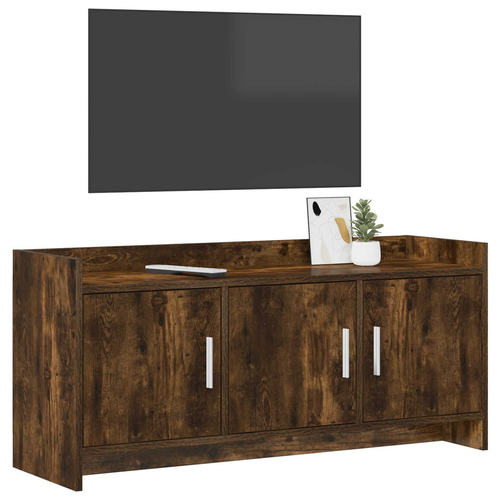 vidaXL Szafka pod telewizor 102 x 33 x 47 cm Dąb wędzony