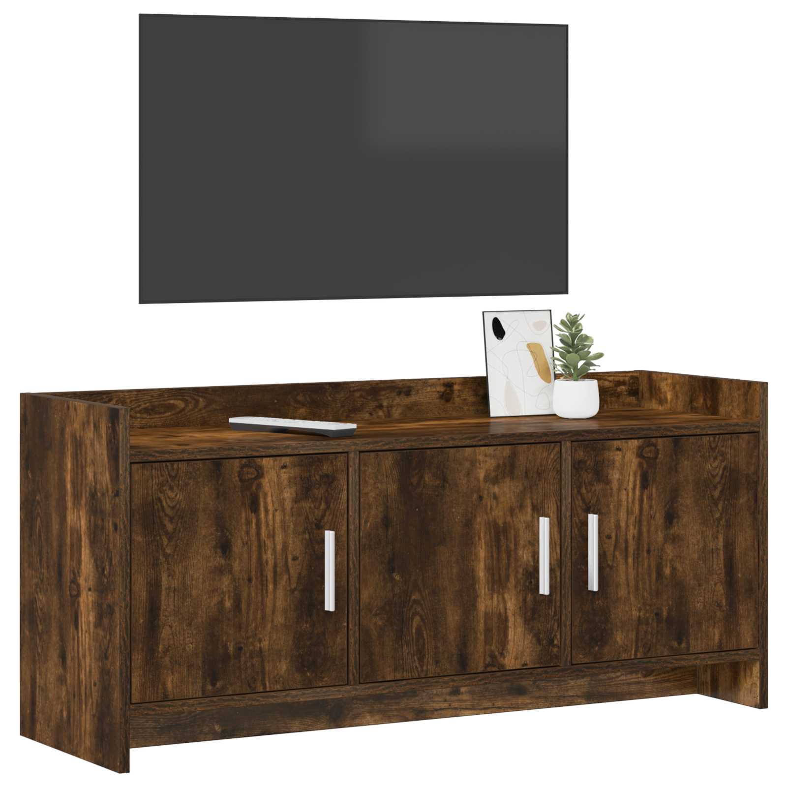 vidaXL Szafka pod telewizor 102 x 33 x 47 cm Dąb wędzony
