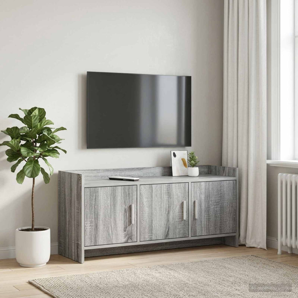 vidaXL Szafka pod telewizor 102 x 33 x 47 cm Szary Sonoma