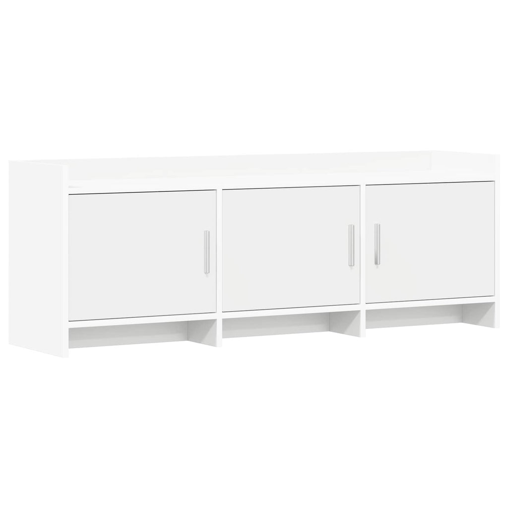 vidaXL Szafka pod telewizor 130 x 33 x 47 cm Biały Drewno inżynieryjne