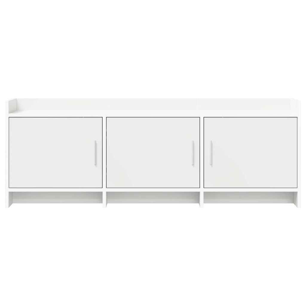 vidaXL Szafka pod telewizor 130 x 33 x 47 cm Biały Drewno inżynieryjne