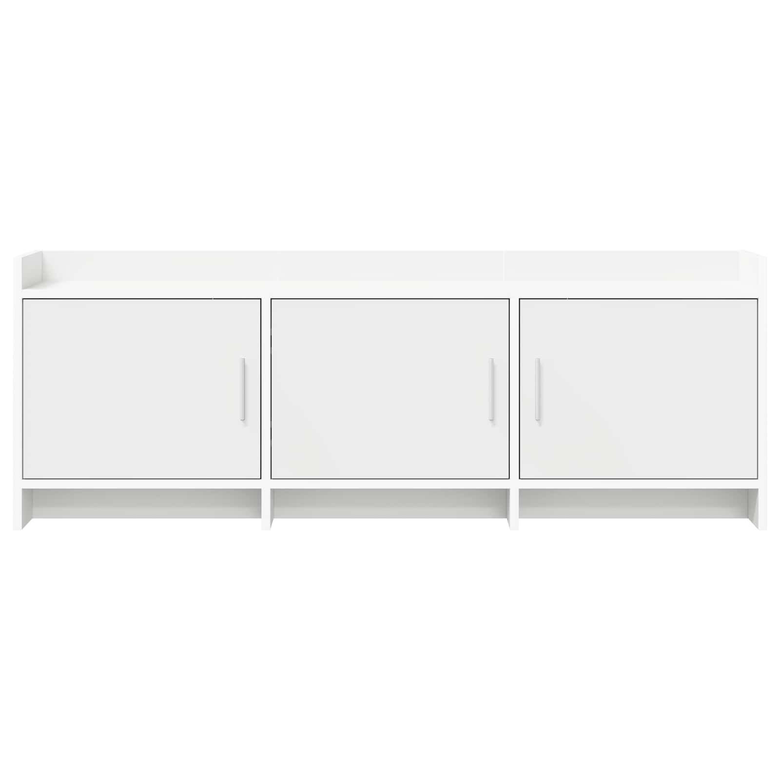 vidaXL Szafka pod telewizor 130 x 33 x 47 cm Biały Drewno inżynieryjne