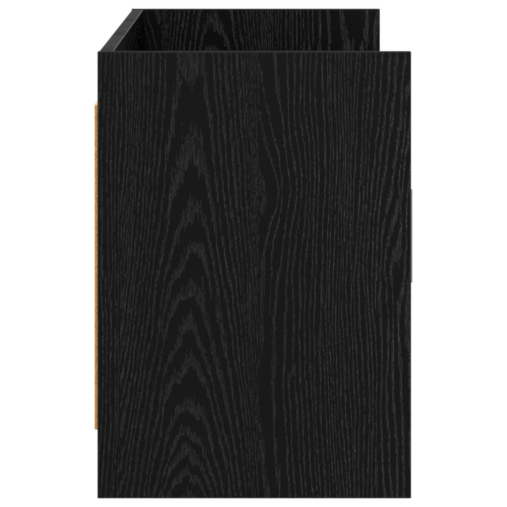 vidaXL Szafka pod telewizor 130 x 33 x 47 cm Czarny dąb