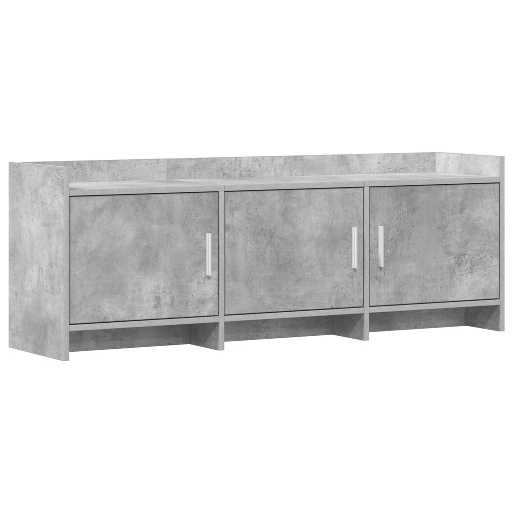 vidaXL Szafka pod telewizor 130 x 33 x 47 cm Betonowy szary