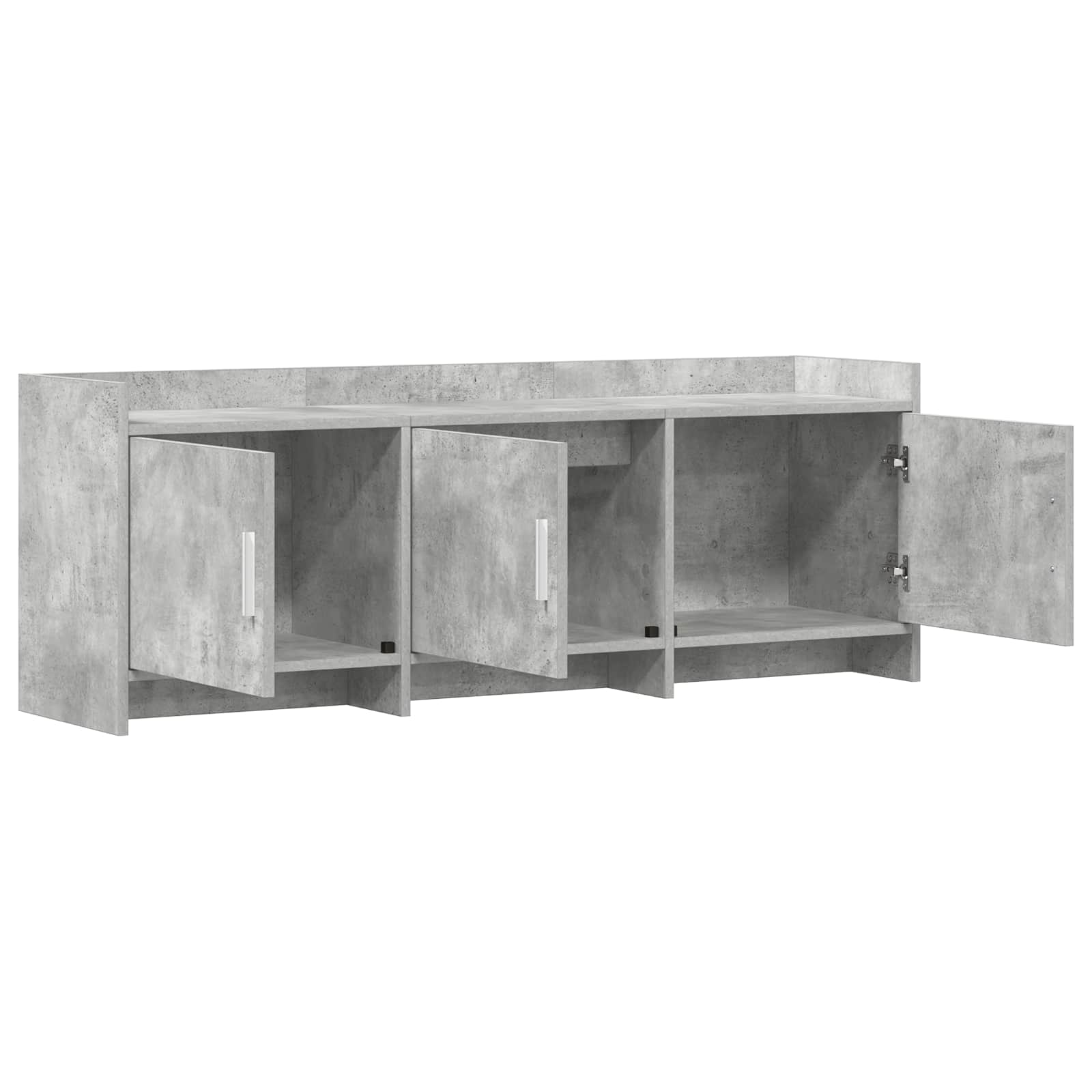 vidaXL Szafka pod telewizor 130 x 33 x 47 cm Betonowy szary