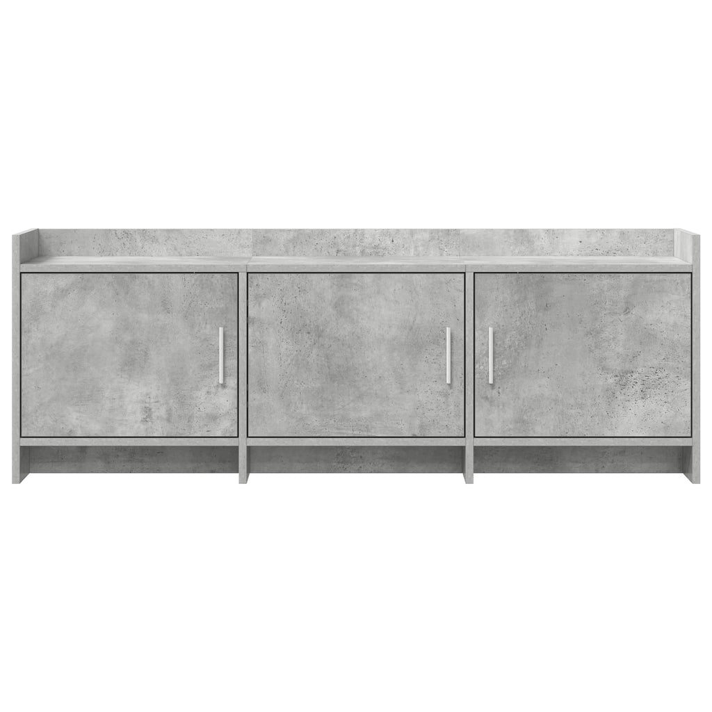 vidaXL Szafka pod telewizor 130 x 33 x 47 cm Betonowy szary