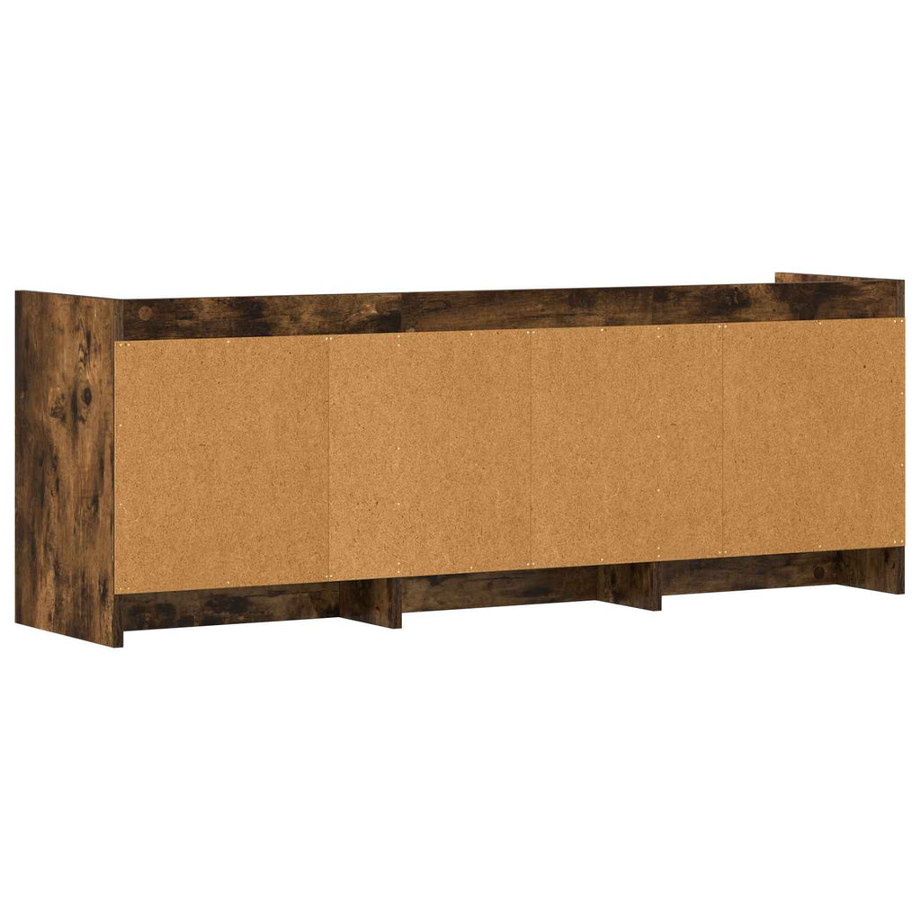 vidaXL Szafka pod telewizor 130 x 33 x 47 cm Dąb wędzony