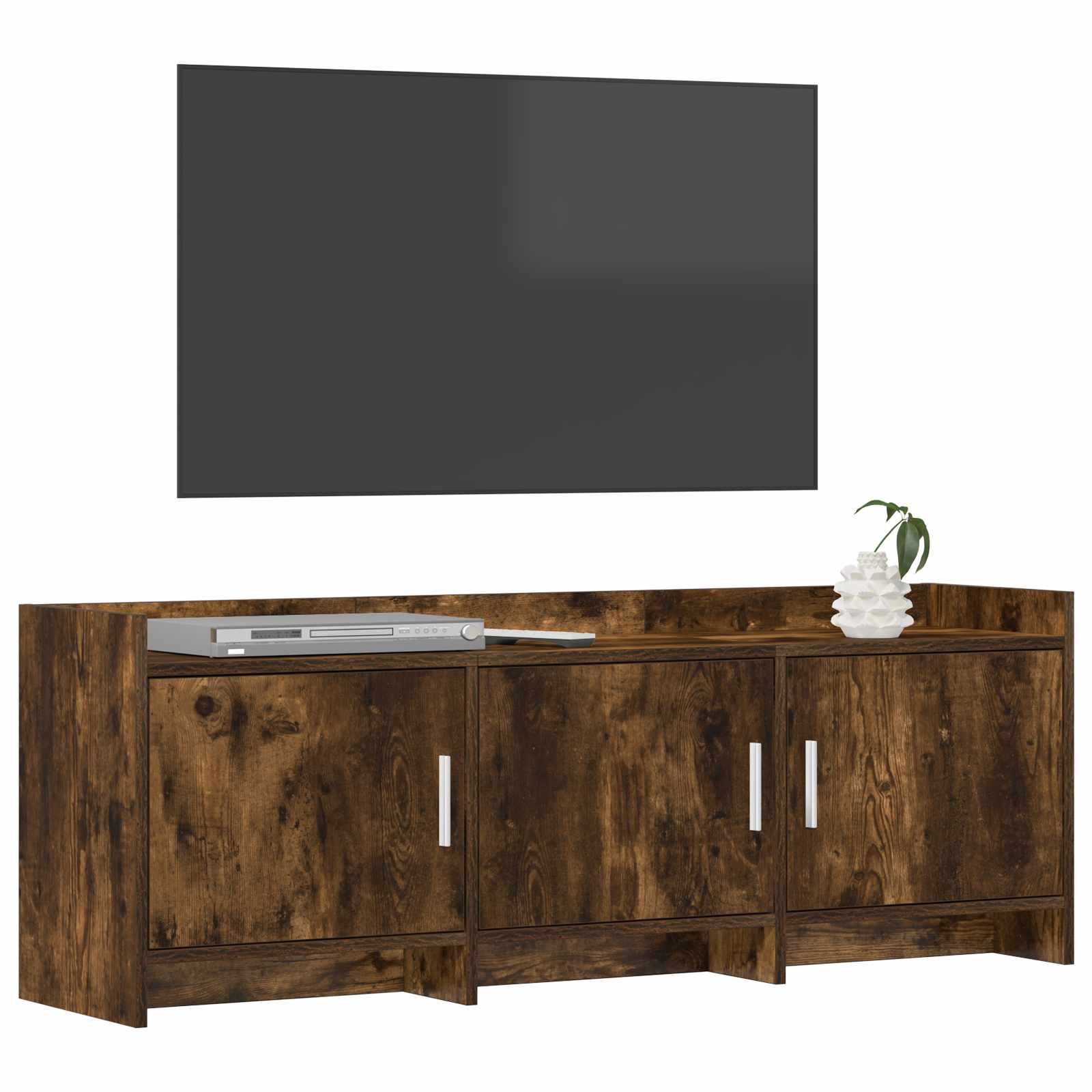 vidaXL Szafka pod telewizor 130 x 33 x 47 cm Dąb wędzony