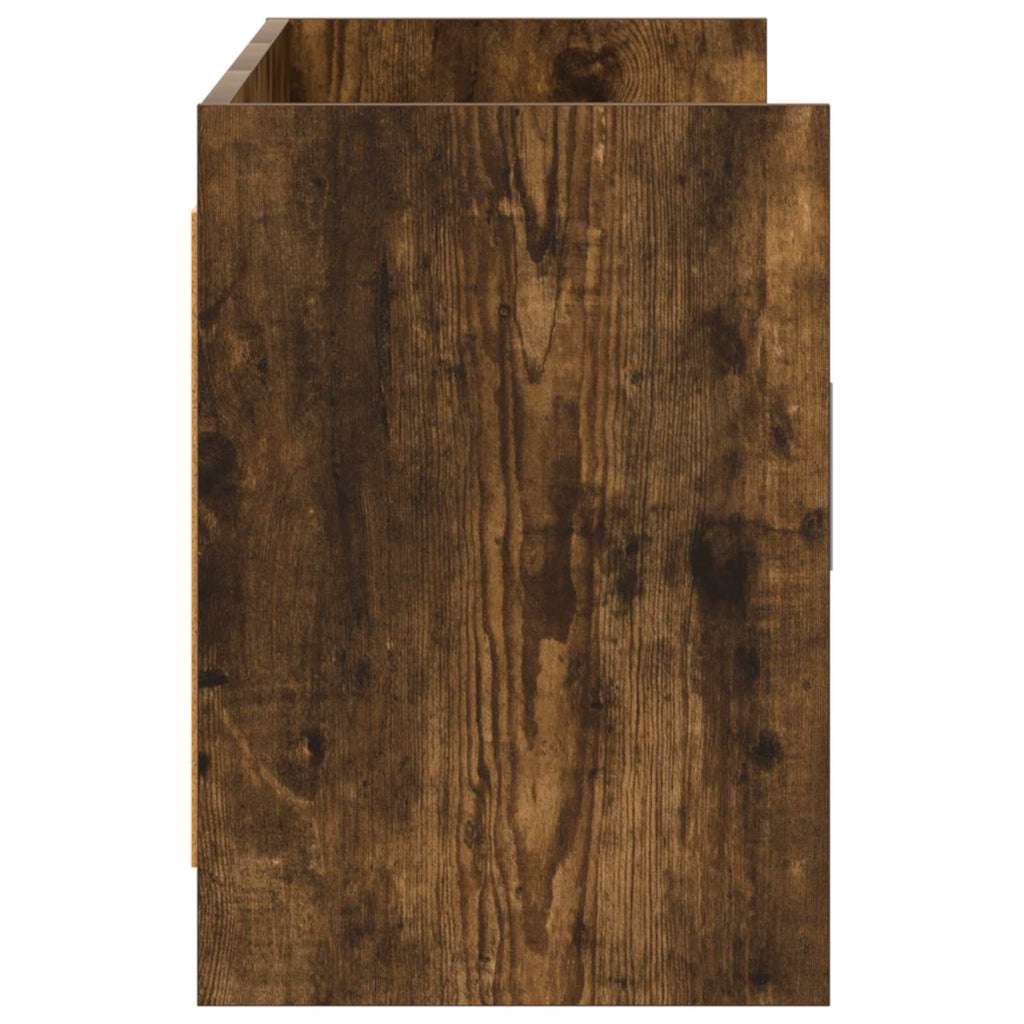vidaXL Szafka pod telewizor 130 x 33 x 47 cm Dąb wędzony