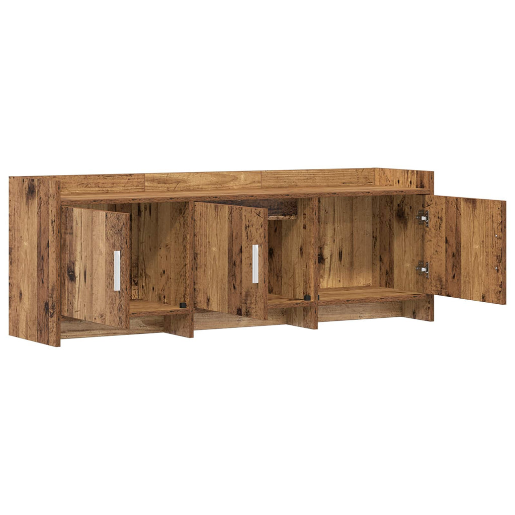vidaXL Szafka pod telewizor 130 x 33 x 47 cm Stare drewno