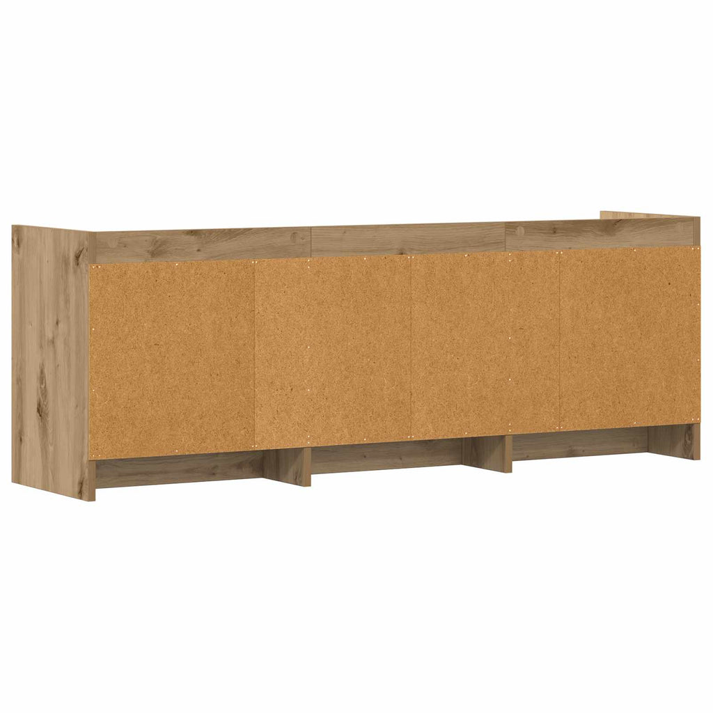 vidaXL Szafka pod telewizor 130 x 33 x 47 cm Dąb artisan