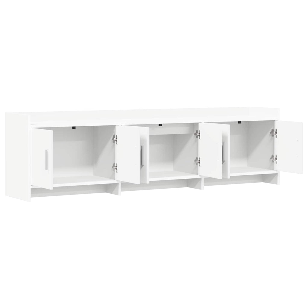 vidaXL Szafka pod telewizor 168 x 33 x 47 cm Biały Drewno inżynieryjne