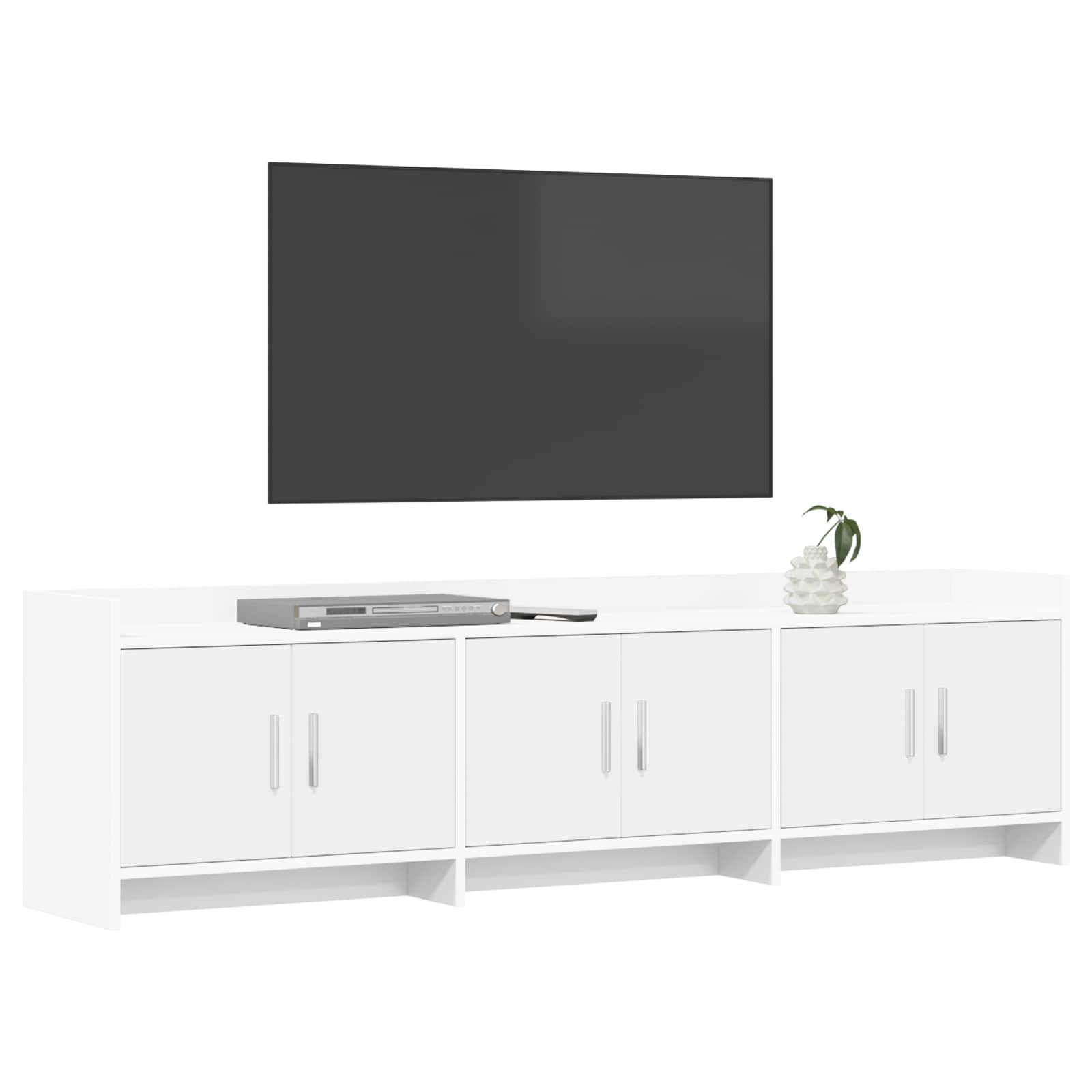 vidaXL Szafka pod telewizor 168 x 33 x 47 cm Biały Drewno inżynieryjne