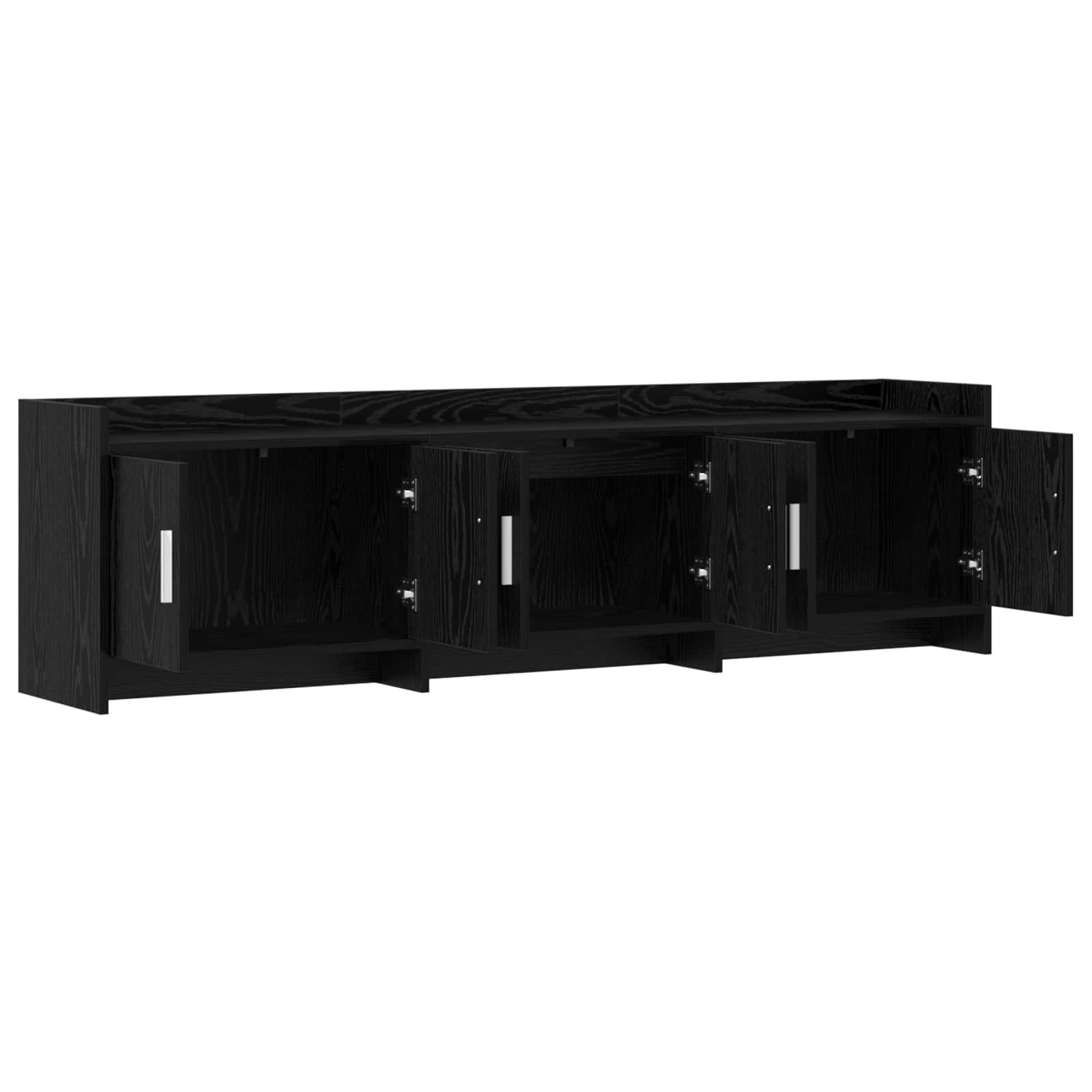 vidaXL Szafka pod telewizor 168 x 33 x 47 cm Czarny dąb