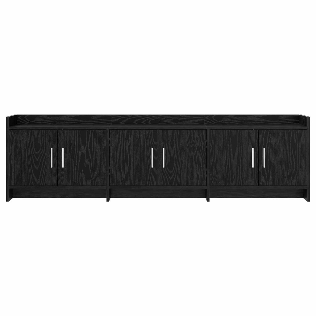 vidaXL Szafka pod telewizor 168 x 33 x 47 cm Czarny dąb