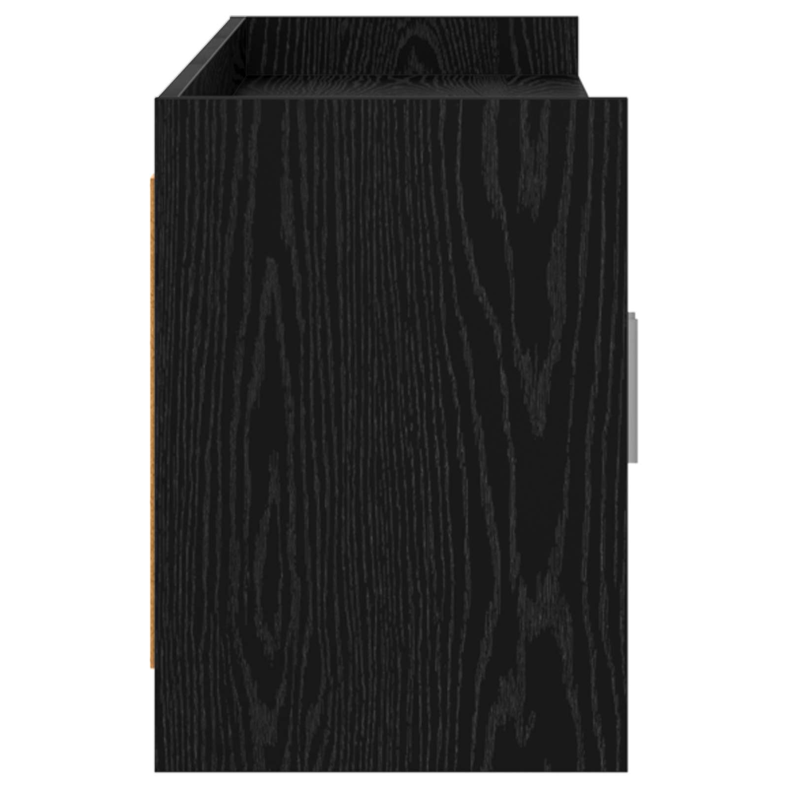 vidaXL Szafka pod telewizor 168 x 33 x 47 cm Czarny dąb