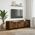 vidaXL Szafka pod telewizor 168 x 33 x 47 cm Dąb wędzony