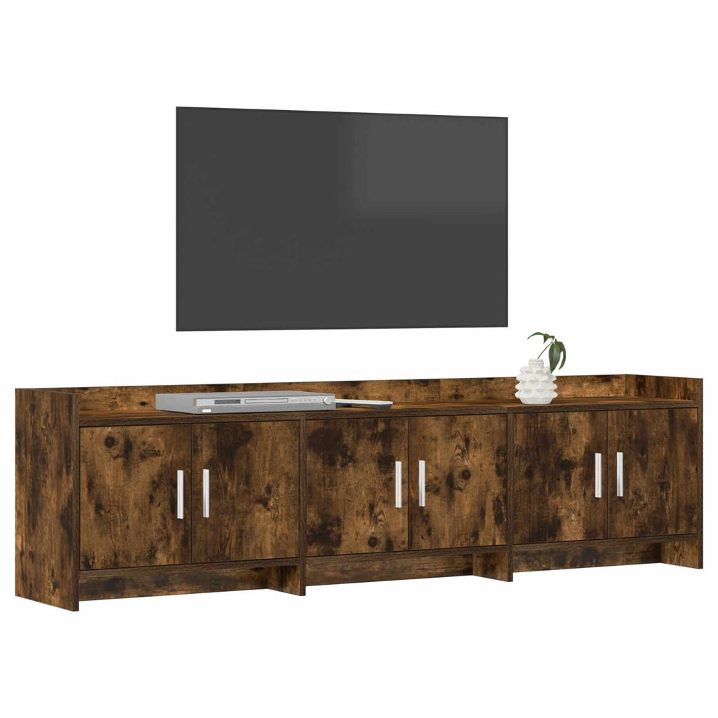 vidaXL Szafka pod telewizor 168 x 33 x 47 cm Dąb wędzony