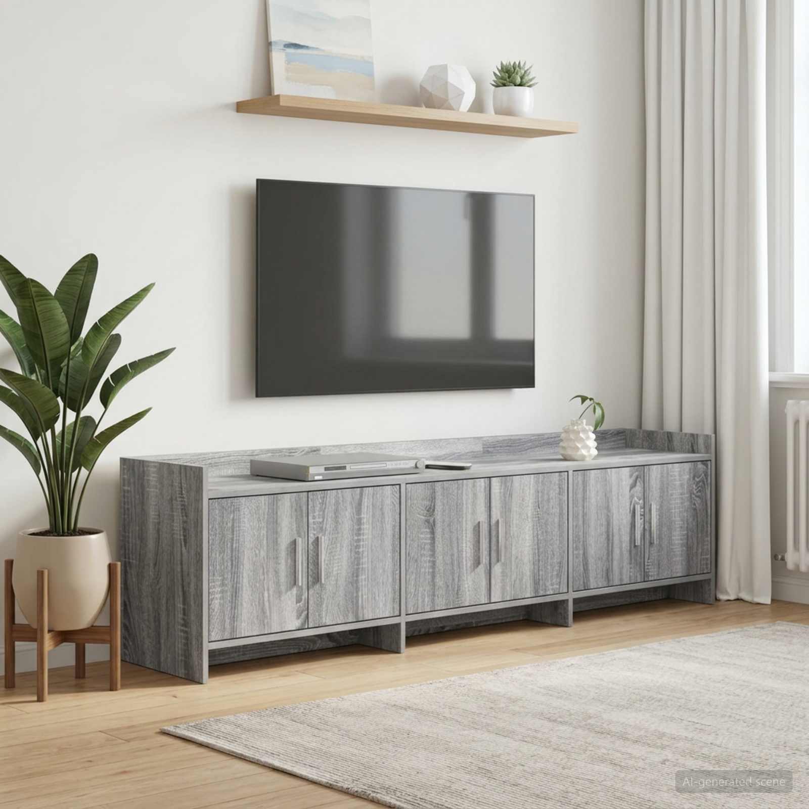 vidaXL Szafka pod telewizor 168 x 33 x 47 cm Szary Sonoma