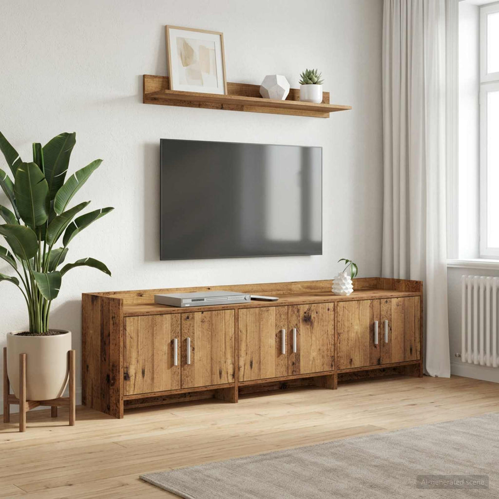 vidaXL Szafka pod telewizor 168 x 33 x 47 cm Stare drewno