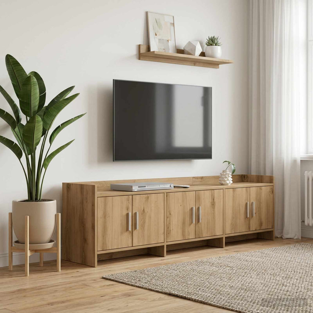 vidaXL Szafka pod telewizor 168 x 33 x 47 cm Dąb artisan