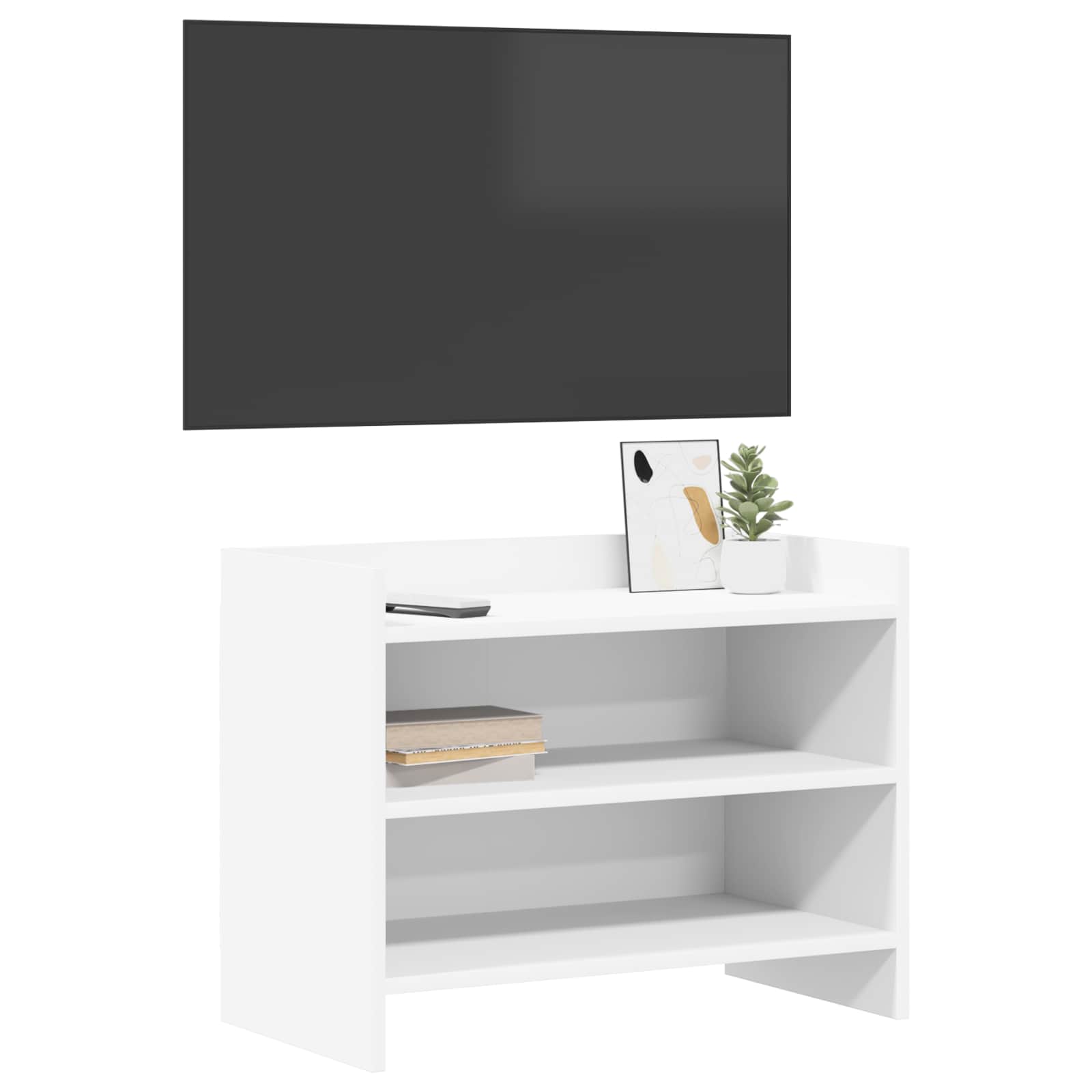 vidaXL Szafka pod telewizor 60 x 33 x 47 cm Biały Drewno inżynieryjne