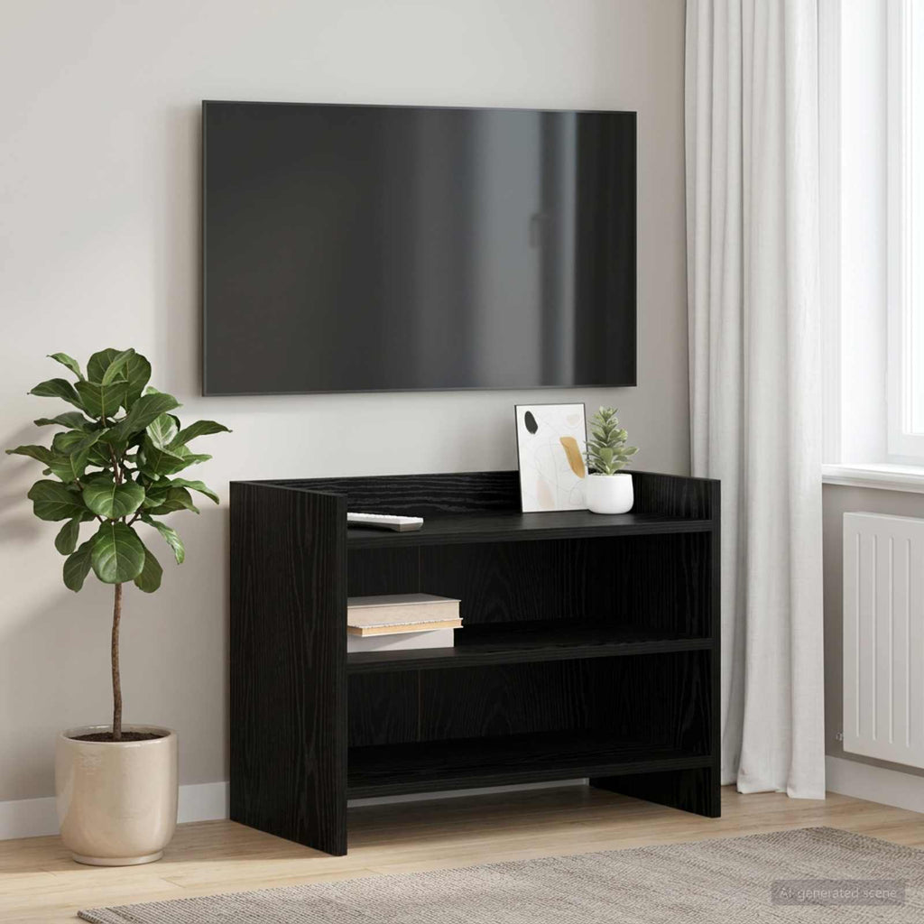 vidaXL Szafka pod telewizor 60 x 33 x 47 cm Czarny dąb