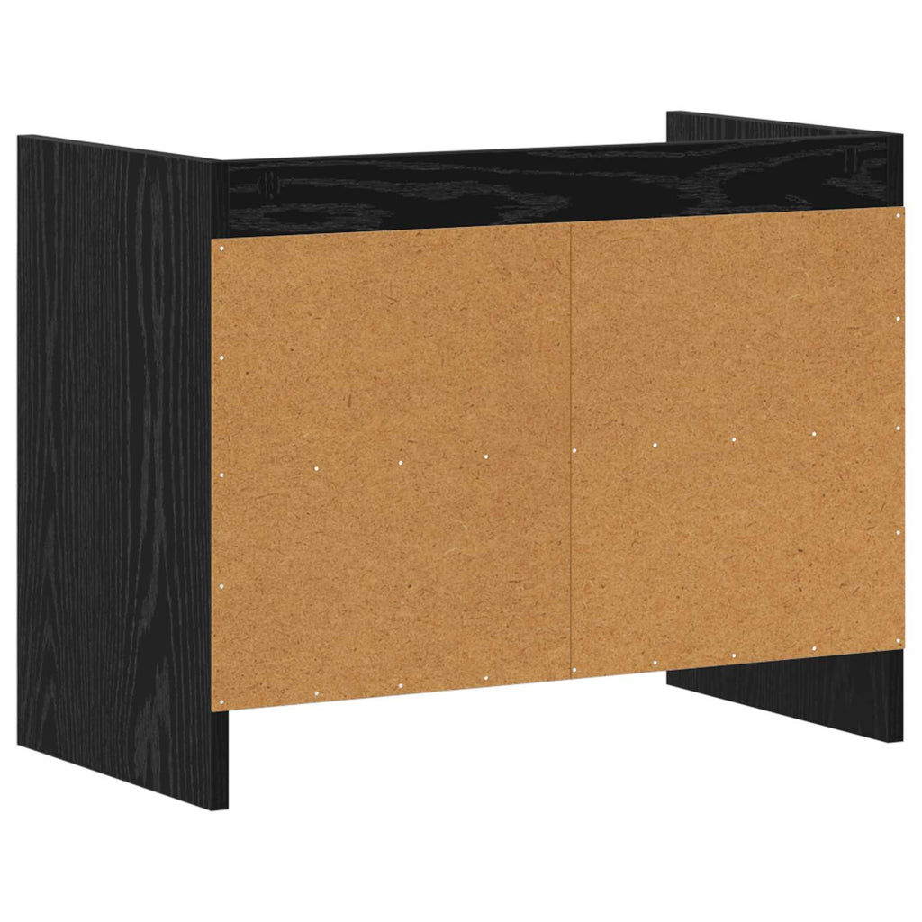 vidaXL Szafka pod telewizor 60 x 33 x 47 cm Czarny dąb
