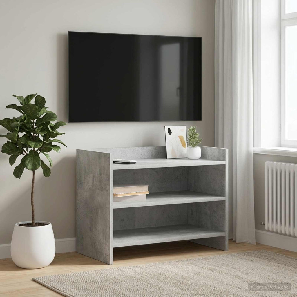 vidaXL Szafka pod telewizor 60 x 33 x 47 cm Betonowy szary