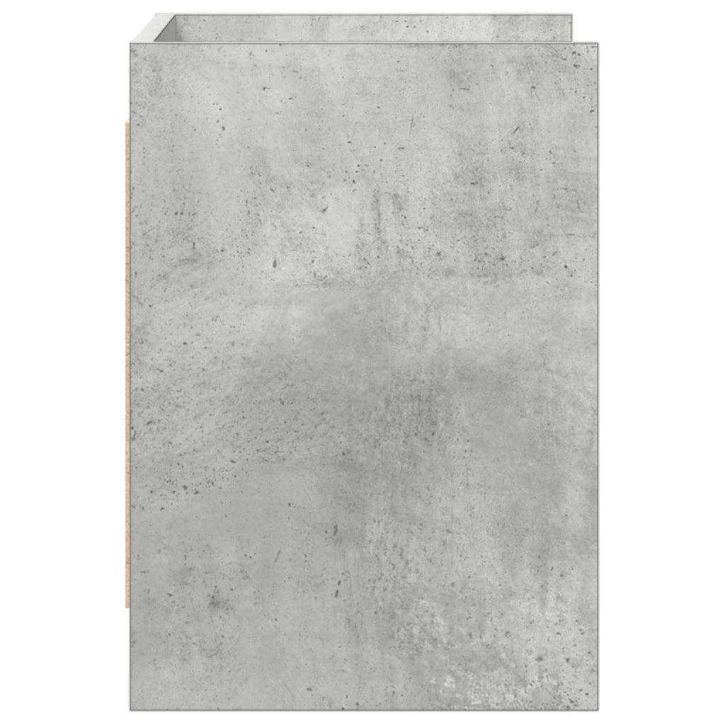vidaXL Szafka pod telewizor 60 x 33 x 47 cm Betonowy szary