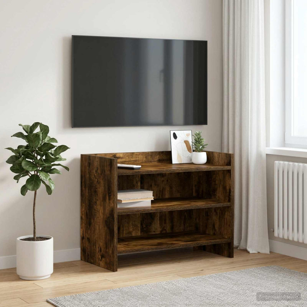 vidaXL Szafka pod telewizor 60 x 33 x 47 cm Dąb wędzony