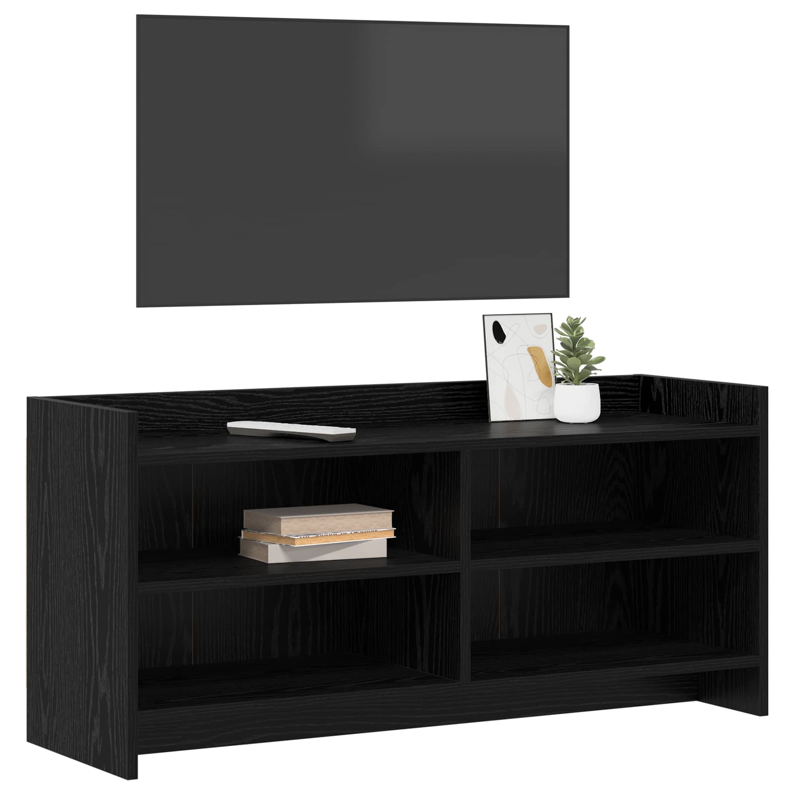 vidaXL Szafka pod telewizor 100 x 33 x 47 cm Czarny dąb