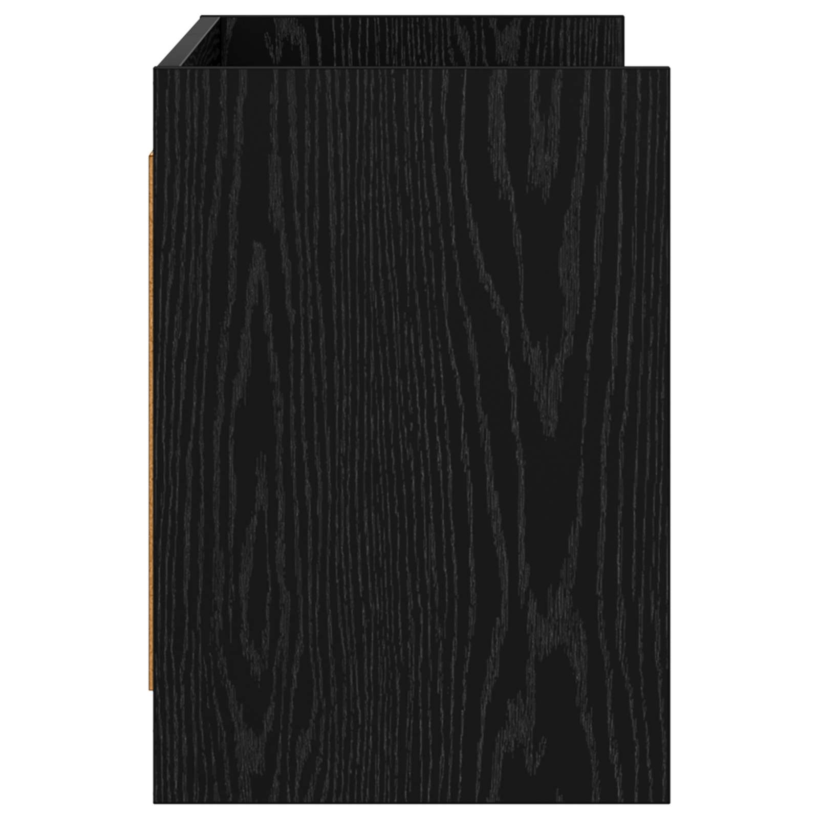 vidaXL Szafka pod telewizor 100 x 33 x 47 cm Czarny dąb