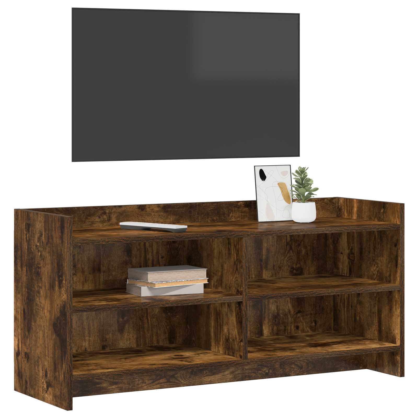 vidaXL Szafka pod telewizor 100 x 33 x 47 cm Dąb wędzony
