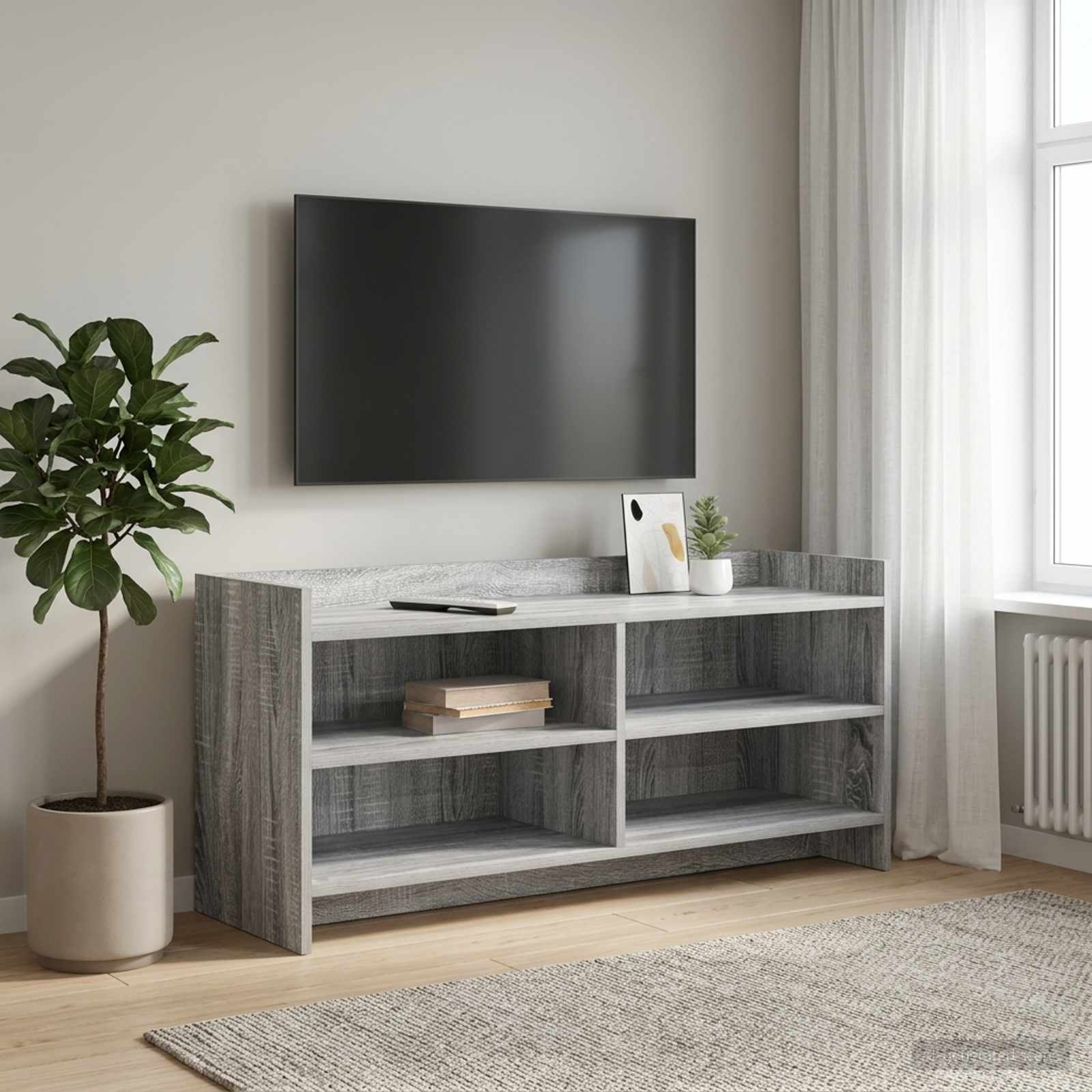 vidaXL Szafka pod telewizor 100 x 33 x 47 cm Szary Sonoma