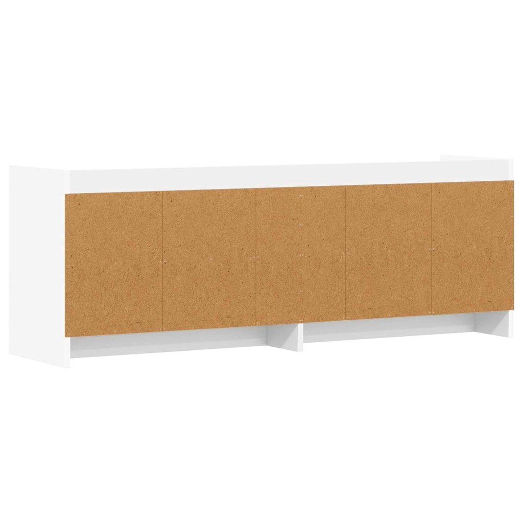 vidaXL Szafka pod telewizor 135 x 33 x 47 cm Biały Drewno inżynieryjne