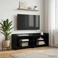 vidaXL Szafka pod telewizor 135 x 33 x 47 cm Czarny dąb