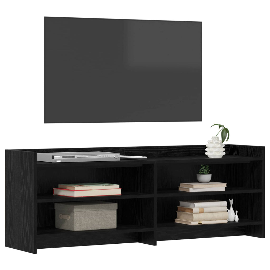 vidaXL Szafka pod telewizor 135 x 33 x 47 cm Czarny dąb