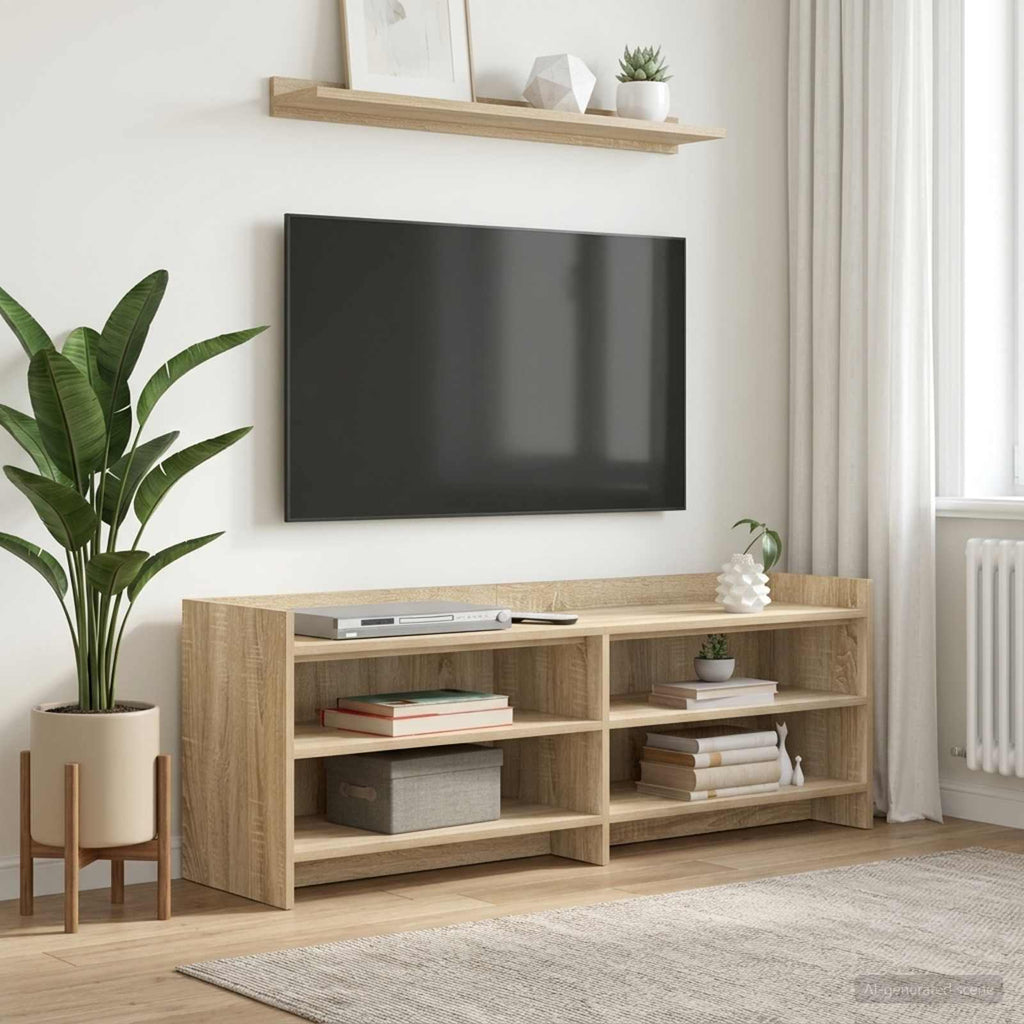 vidaXL Szafka pod telewizor 135 x 33 x 47 cm dąb Sonoma