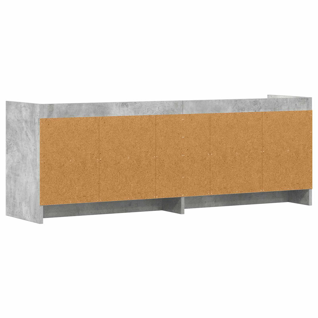 vidaXL Szafka pod telewizor 135 x 33 x 47 cm Betonowy szary