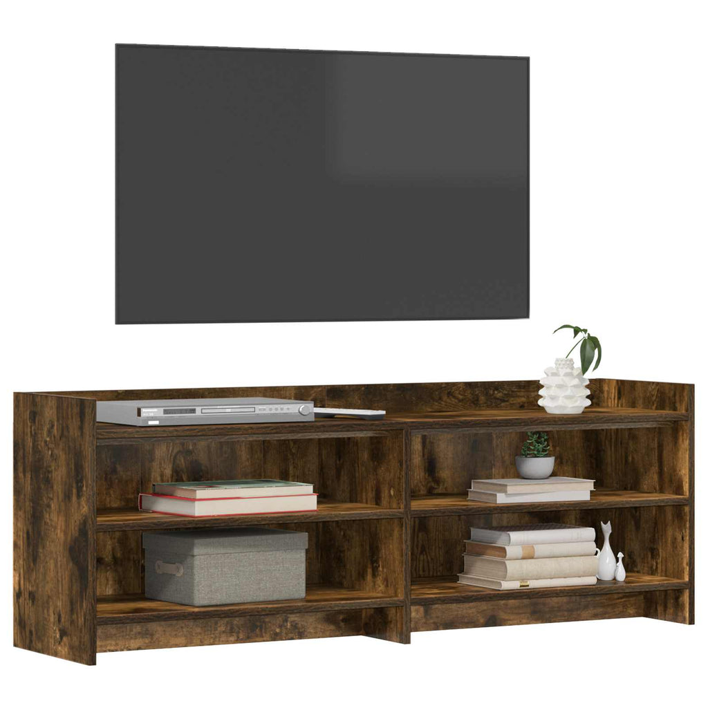 vidaXL Szafka pod telewizor 135 x 33 x 47 cm Dąb wędzony