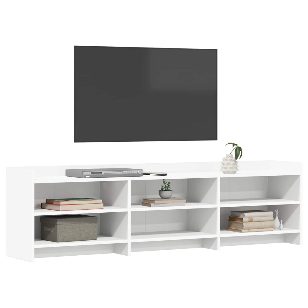 vidaXL Szafka pod telewizor 168 x 33 x 47 cm Biały Drewno inżynieryjne