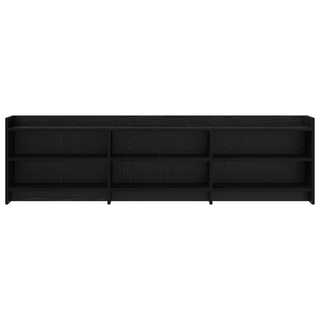 vidaXL Szafka pod telewizor 168 x 33 x 47 cm Czarny dąb