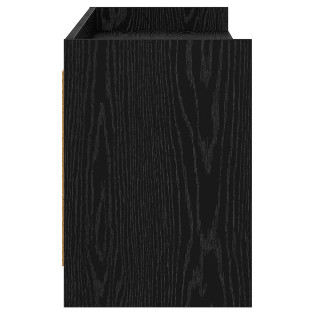 vidaXL Szafka pod telewizor 168 x 33 x 47 cm Czarny dąb