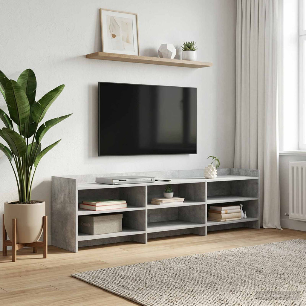 vidaXL Szafka pod telewizor 168 x 33 x 47 cm Betonowy szary