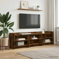 vidaXL Szafka pod telewizor 168 x 33 x 47 cm Dąb wędzony