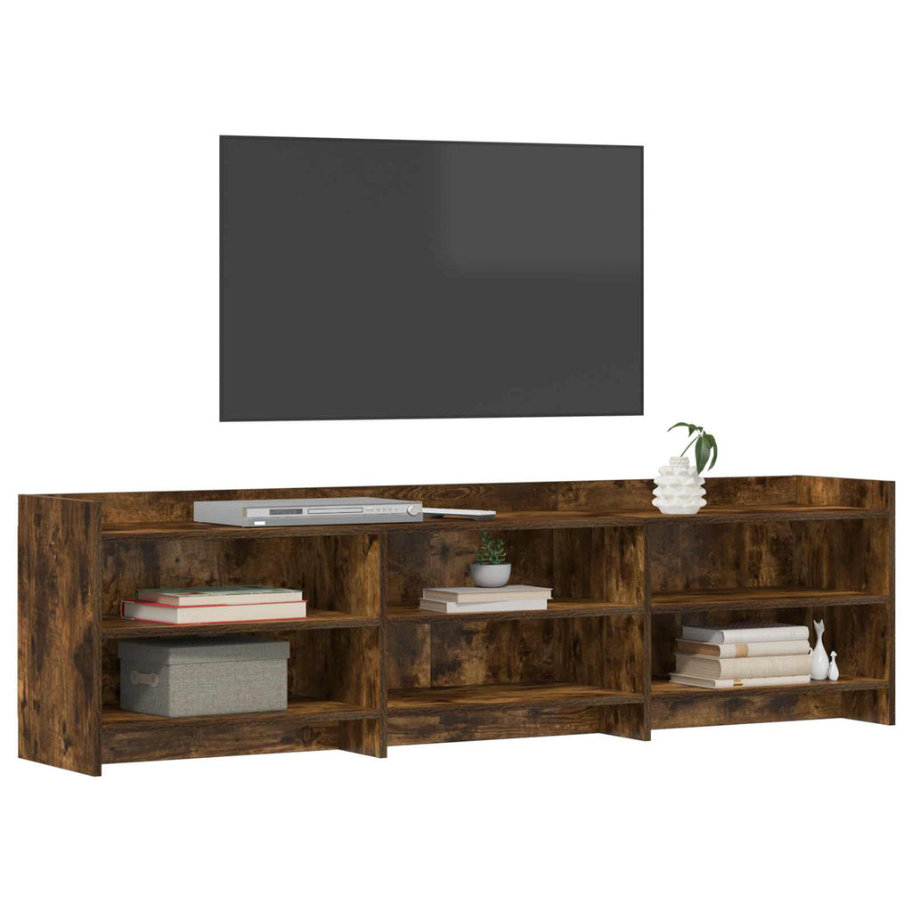 vidaXL Szafka pod telewizor 168 x 33 x 47 cm Dąb wędzony