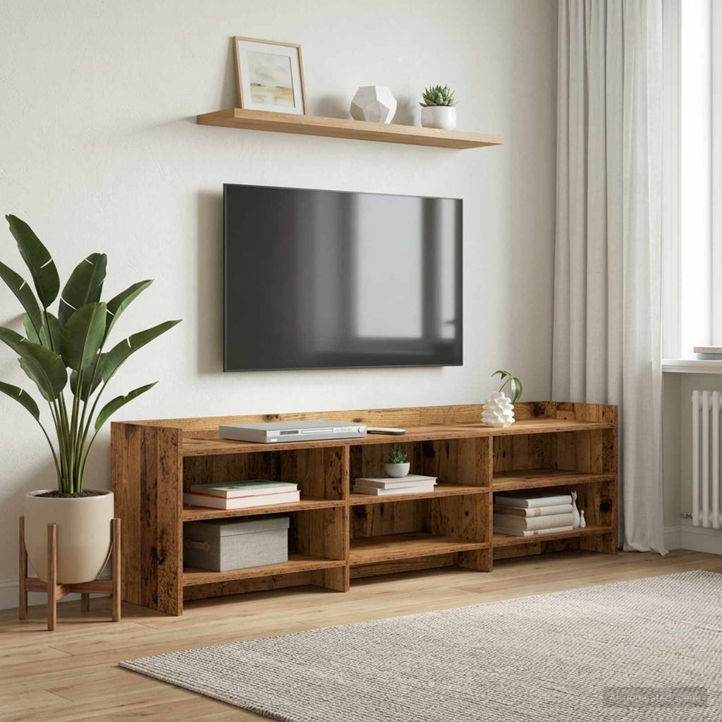 vidaXL Szafka pod telewizor 168 x 33 x 47 cm Stare drewno